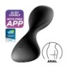 Vibrator Anal Trendsetter Cu Aplicație Satisfyer Negru