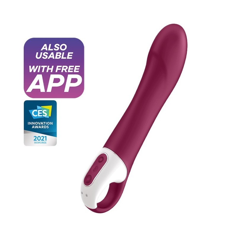 Vibrátor Big Heat s aplikáciou Satisfyer