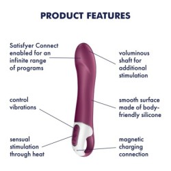 Vibrator Big Heat Cu Aplicație Satisfyer