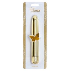 Klassisk Vibrator Gylden Medium