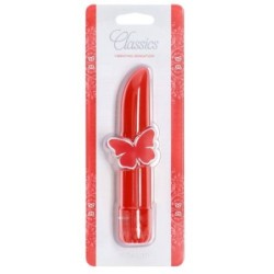Klassischer Vibrator Rot Klein