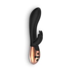 Wiederaufladbarer Vibrator mit Heizfunktion Opulent Elegance Schwarz
