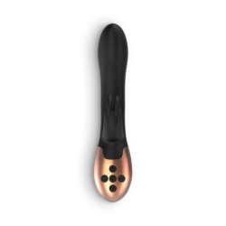 Wiederaufladbarer Vibrator mit Heizfunktion Opulent Elegance Schwarz