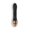 Wiederaufladbarer Vibrator mit Heizfunktion Opulent Elegance Schwarz