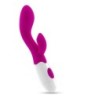 Vibrador Com Estimulador de Clitóris Cherie e Lubrificante à Base de Água Incluído Crushious