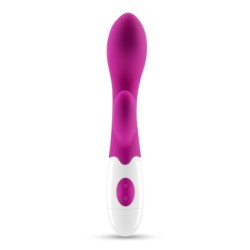 Vibrator met Clitoris Stimulator Cherie en Glijmiddel op Waterbasis Inbegrepen Crushious