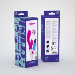 Vibrators Ar Klitora Stimulatoru Cherie Un Ūdens Bāzes Lubrikants Iekļauts Crushious