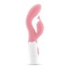 Vibrador Com Estimulador de Clitóris Gummie Rosa e Lubrificante à Base de Água Incluído Crushious