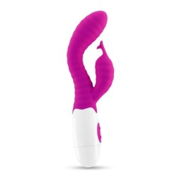Vibrators Ar Klitora Stimulatoru Gummie Violeta Un Ūdens Bāzes Lubrikants Iekļauts Crushious