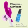 Vibrator med Klitorisstimulator Jigglie og Vandbaseret Glidecreme Inkluderet Crushious