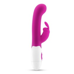 Vibrator med Klitorisstimulator Jigglie og Vandbaseret Glidecreme Inkluderet Crushious