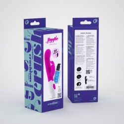 Vibrators Ar Klitora Stimulatoru Jigglie Un Ūdens Bāzes Lubrikants Iekļauts Crushious