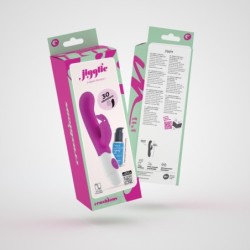 Vibrators Ar Klitora Stimulatoru Jigglie Un Ūdens Bāzes Lubrikants Iekļauts Crushious