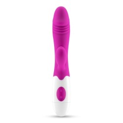 Vibrator With Clitoral Stimulator Lollipop And Water-Based Lube Included Crushious