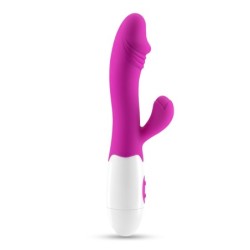 Vibrator With Clitoral Stimulator Lollipop And Water-Based Lube Included Crushious
