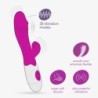Vibrador Con Estimulador De Clítoris Lollipop Y Lubricante De Base Agua Incluido Crushious