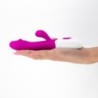 Vibrator With Clitoral Stimulator Lollipop And Water-Based Lube Included Crushious