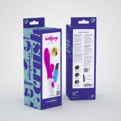 Vibrator With Clitoral Stimulator Lollipop And Water-Based Lube Included Crushious