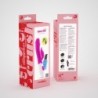 Vibreur Avec Stimulateur De Clitoris Mochi Violet Et Lubrifiant À Base D'eau Inclus Crushious