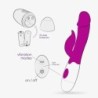 Vibrators Ar Klitora Stimulatoru Mochi Violeta Krāsā Un Ūdens Bāzes Lubrikants Iekļauts Crushious