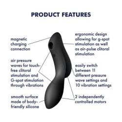 Vibrador Curvy Trinity 2 Satisfyer Preto