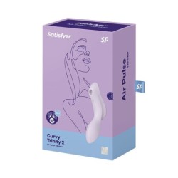 Curvy Trinity 2 Satisfyer Vibrator Violett