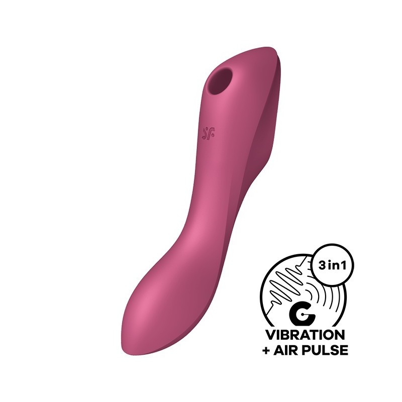 Vibrator Curvy Trinity 3 Satisfyer Roșu