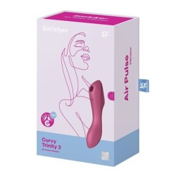 Curvy Trinity 3 Satisfyer Vibrator Röd