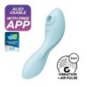 Curvy Trinity 5 Satisfyer Vibrator Blau