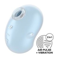 Vibrador Cutie Ghost - Air Pulse Vibrator - Azul Satisfyer