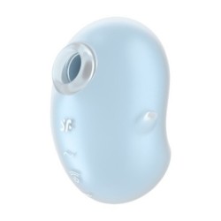 Vibrator Cutie Ghost - Vibrator cu Pulsare cu Aer - Albastru Satisfyer