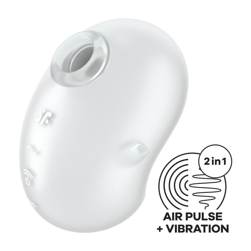 Vibrator Cutie Ghost - Luftpulsvibrator - Vit Satisfyer