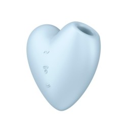 Cutie Heart Satisfyer Vibrator Blå