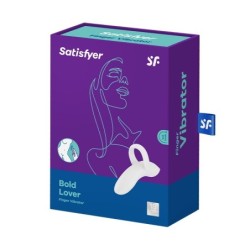 Vibrador de dit Bold Lover Satisfyer Blanc