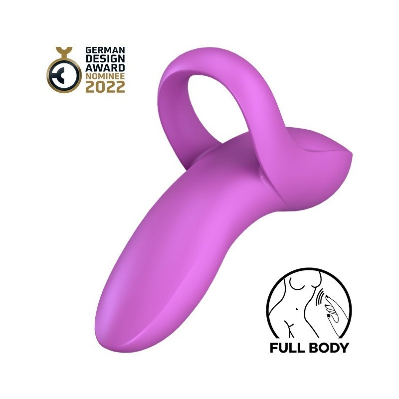 Bold Lover Satisfyer Finger Vibrator Lila