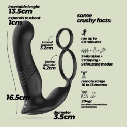Vibrador de Próstata com Controlo Remoto Erixos Crushious