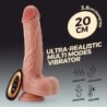 Vibrador de Silicone Líquido Inviktus Vibe 7,5 Crushious Pele