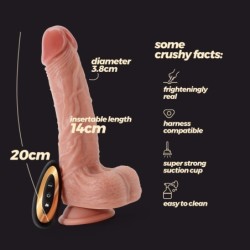 Inviktus Vibe 7,5 Crushious Huid Vibrator van Vloeibare Siliconen
