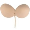 Reggiseno Adesivo Intrecciato Beige Coppa C