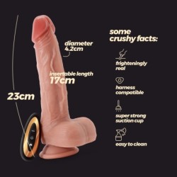 Inviktus Vibe 9 Crushious Haut Vibrator aus Flüssigsilikon