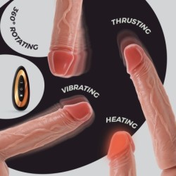 Vibrator din Silicon Lichid Inviktus Vibe 9 Crushious Piele