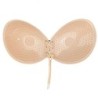 Beige Interlocking Adhesive Bra Cup C
