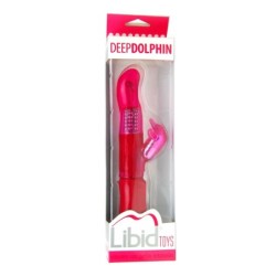 Vibrador Deep Dolphin Punainen Libid Toys