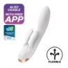 Vibrador Double Flex Com App Satisfyer Branco