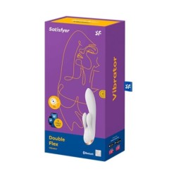 Vibrador Double Flex Com App Satisfyer Branco