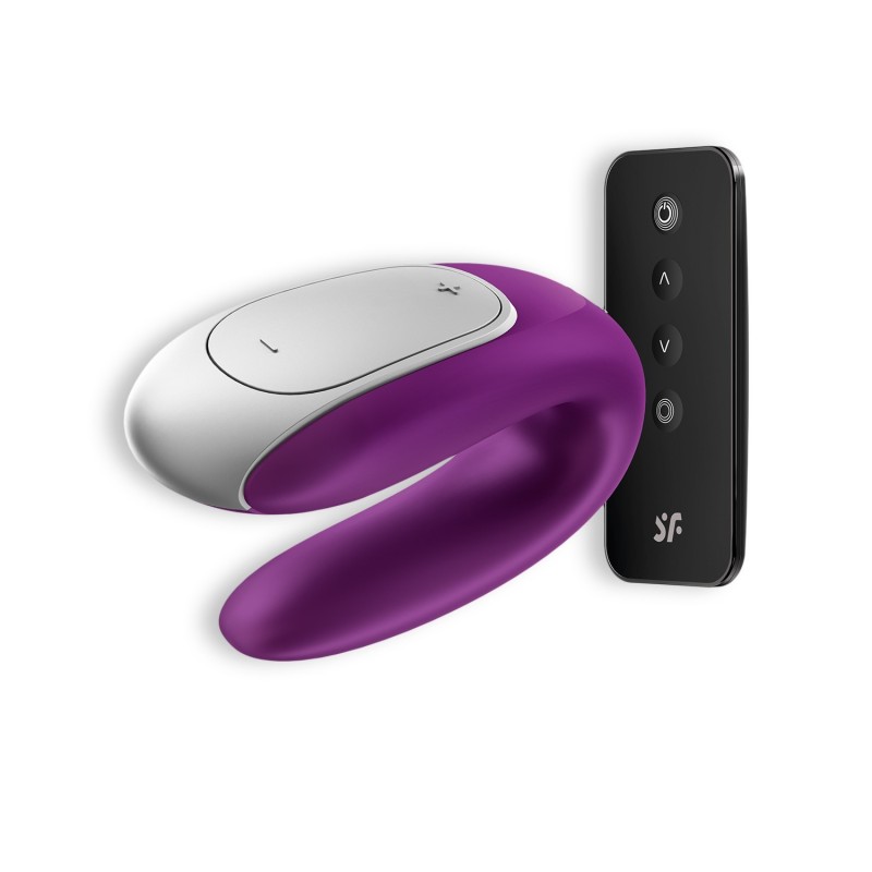 Vibrator Double Fun Med App Satisfyer Lila