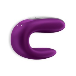 Vibrator Double Fun Med App Satisfyer Lila
