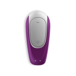 Vibrador Double Fun Com App Satisfyer Roxo