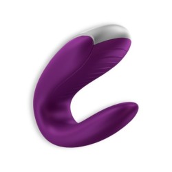 Vibrador Double Fun Com App Satisfyer Roxo