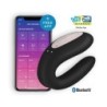 Vibrador Double Joy Com App Satisfyer Preto